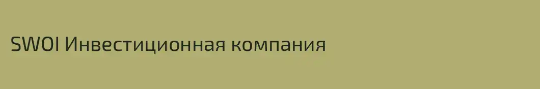 SWOI Инвестиционная компания